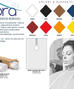 MANTELLA IN TNT 50GR/MQ COLORE NERO CM 100X130 20PZ